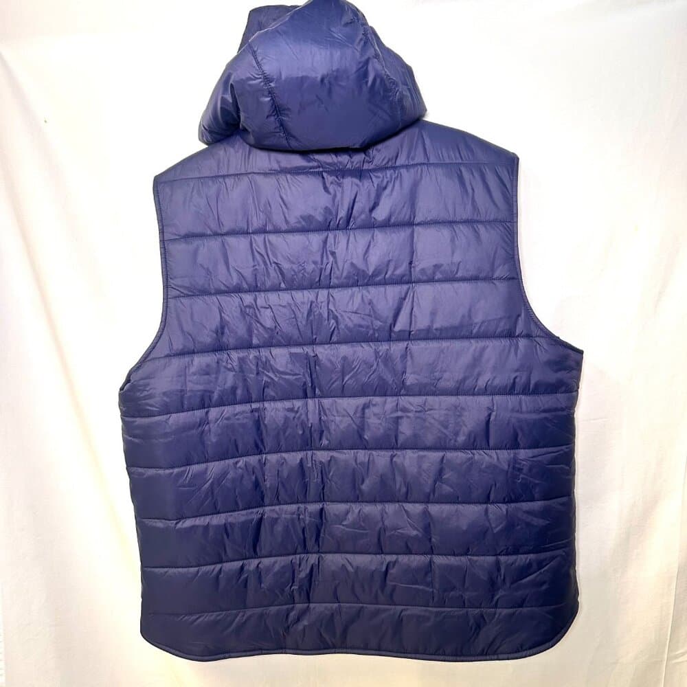 Club Room Navy Blue and Orange Puffer Vest XXL - Thumbnail 2