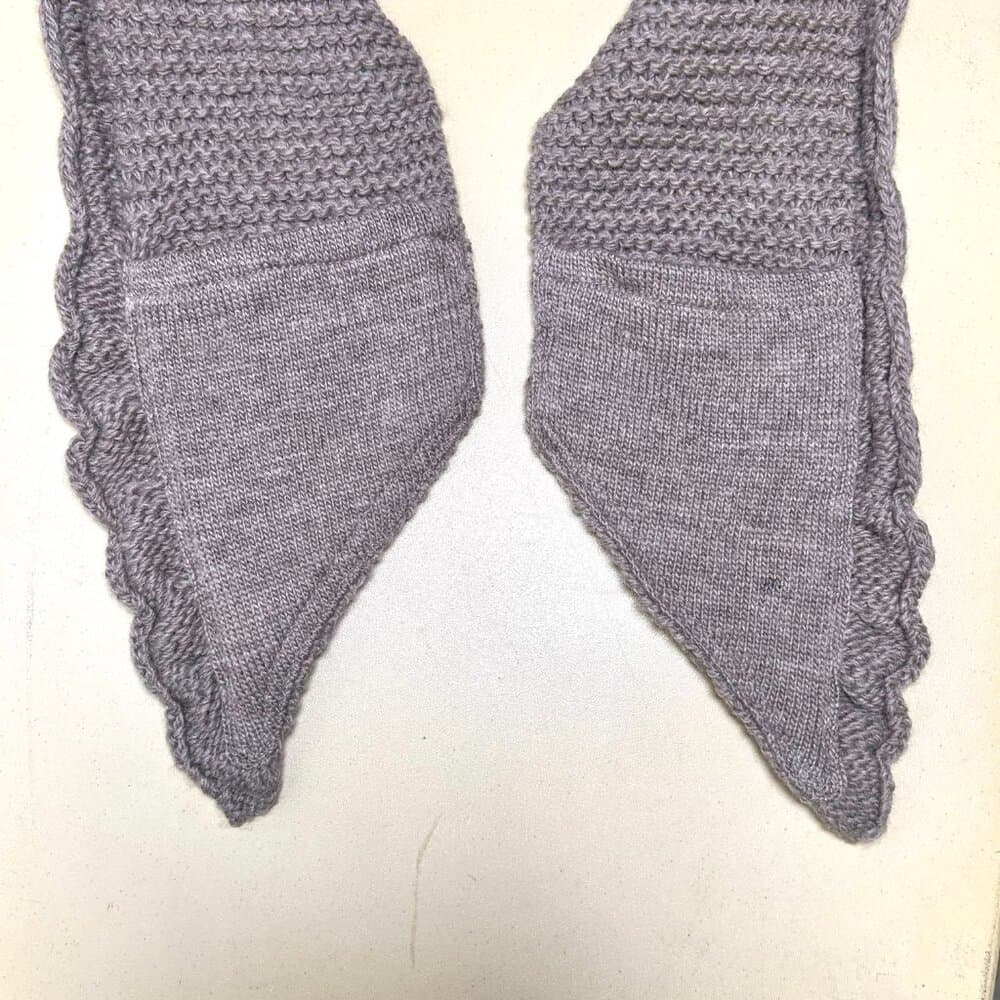 NWT Nirvanna Designs 2 Pocket Scarf Hood Cocoa Brown Gray OS - Thumbnail 5