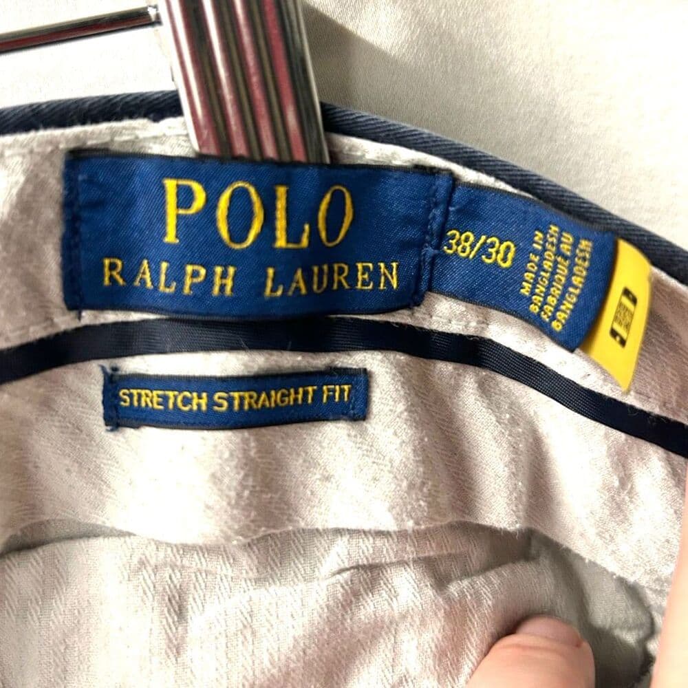 Polo Ralph Lauren Blue Chinos Size 38/30 - Thumbnail 3