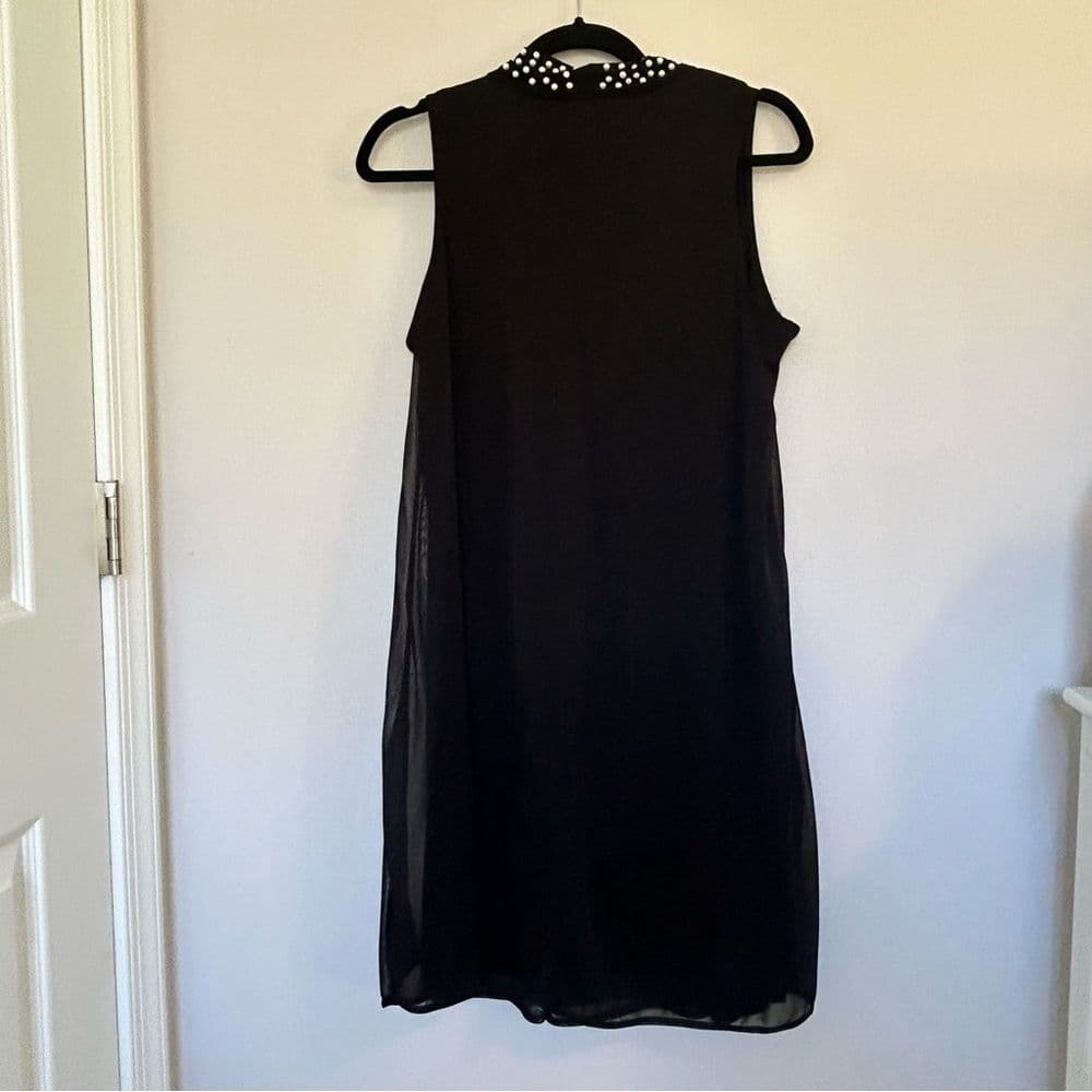 NWT Women’s Nik and Nash Little Black Sleeveless Dress Size L - Thumbnail 3
