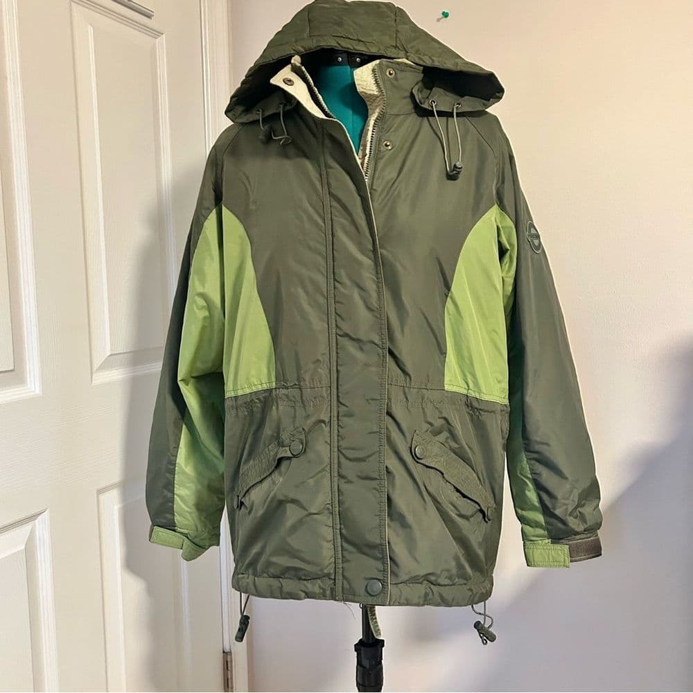 Northern Reflections Green Hiking Coat Size Medium - Thumbnail 5