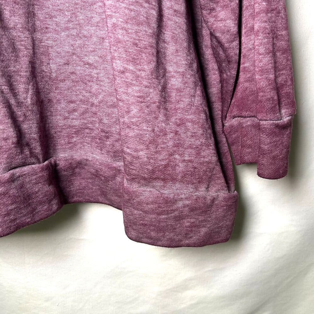 Lane Bryant Purple Embellished Blessed Graphic Sweatshirt 26/28 - Thumbnail 4
