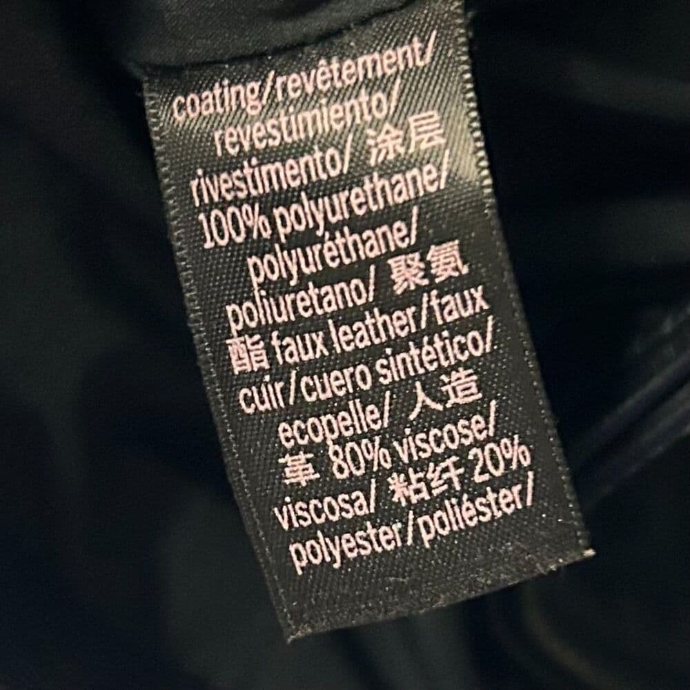 NWT Victoria's Secret black faux leather moto jacket Medium - Thumbnail 5