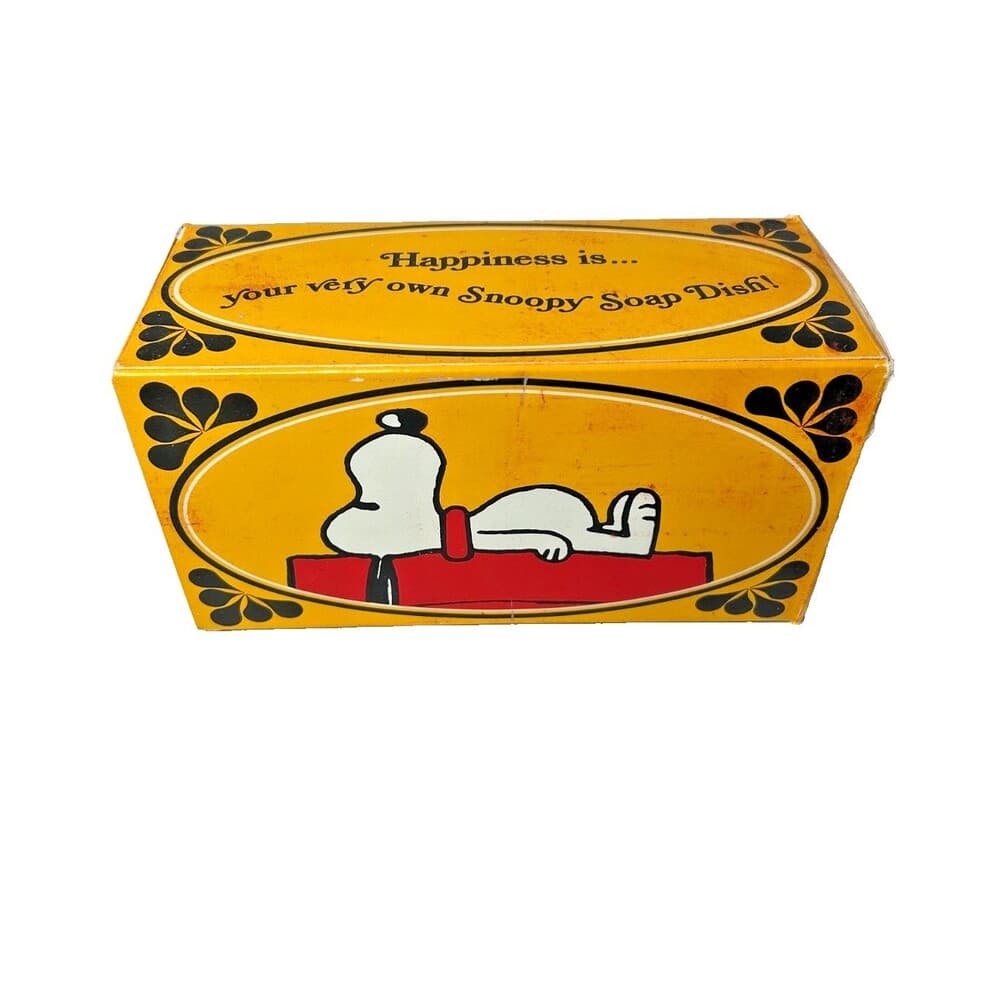 Vintage Avon Snoopy Soap Dish w/ original Avon soap - Thumbnail 5