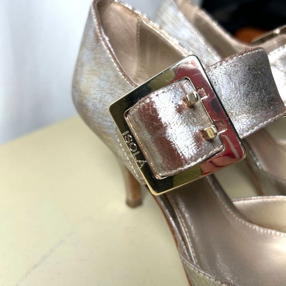 Isolá Della pump in gold size 6.5 - Thumbnail 5