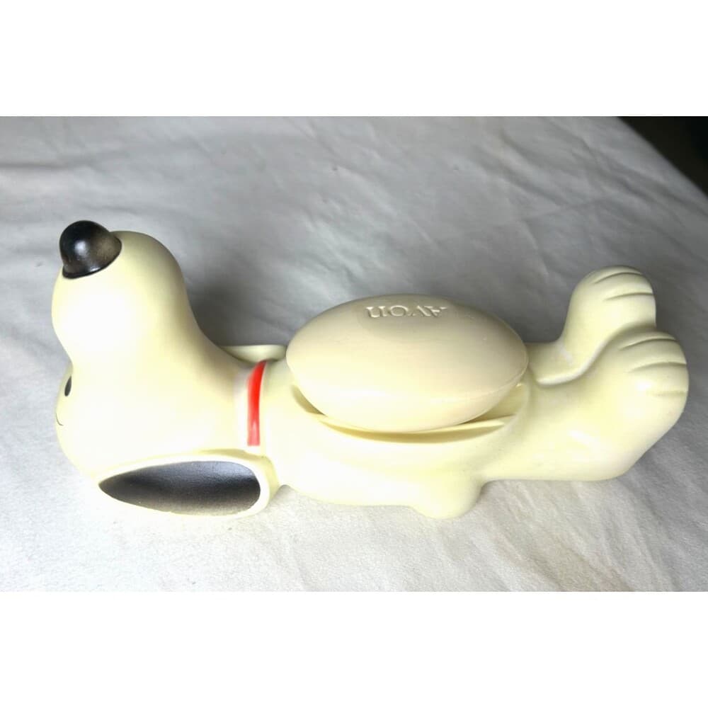 Vintage Avon Snoopy Soap Dish w/ original Avon soap - Thumbnail 3
