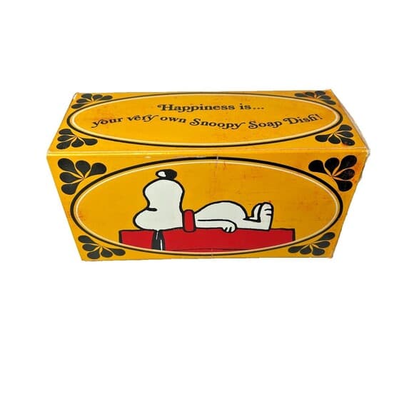 Vintage Avon Snoopy Soap Dish w/ original Avon soap - Thumbnail 6