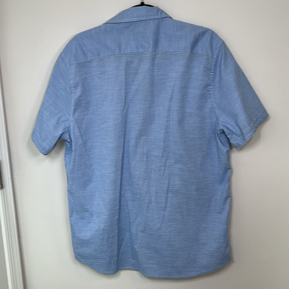 Lee Men's Blue Short Sleeve Stretch Shirt regular Fit Size L - Thumbnail 2