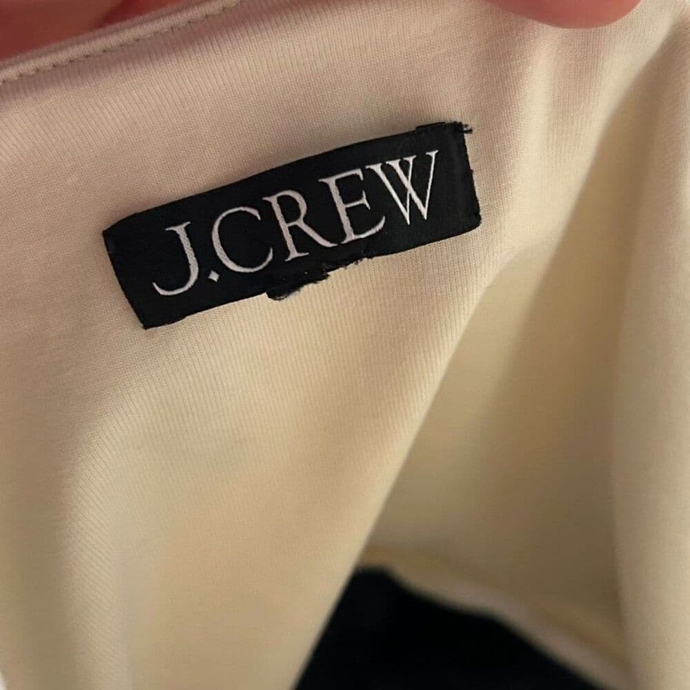 J.Crew Strapless Colorblock Midi Mixy Dress 2X