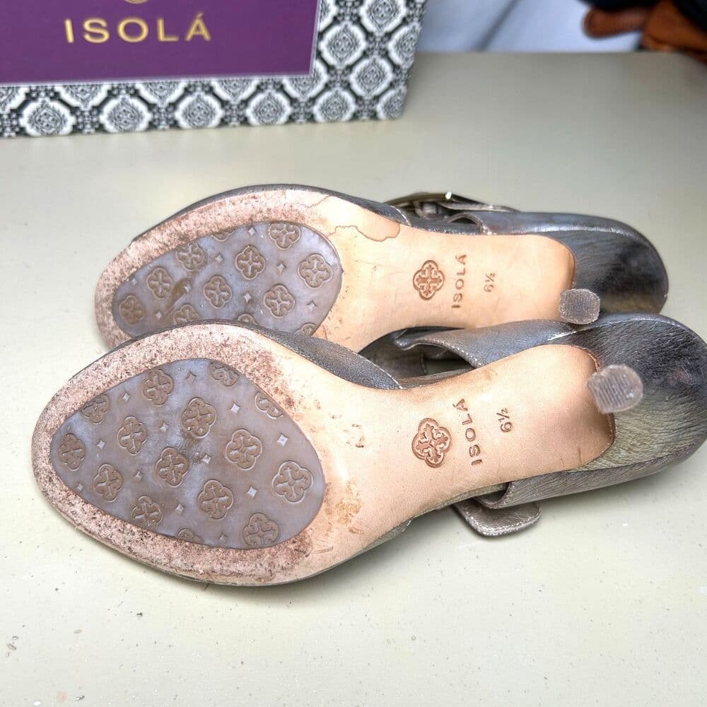 Isolá Della pump in gold size 6.5 - Thumbnail 6