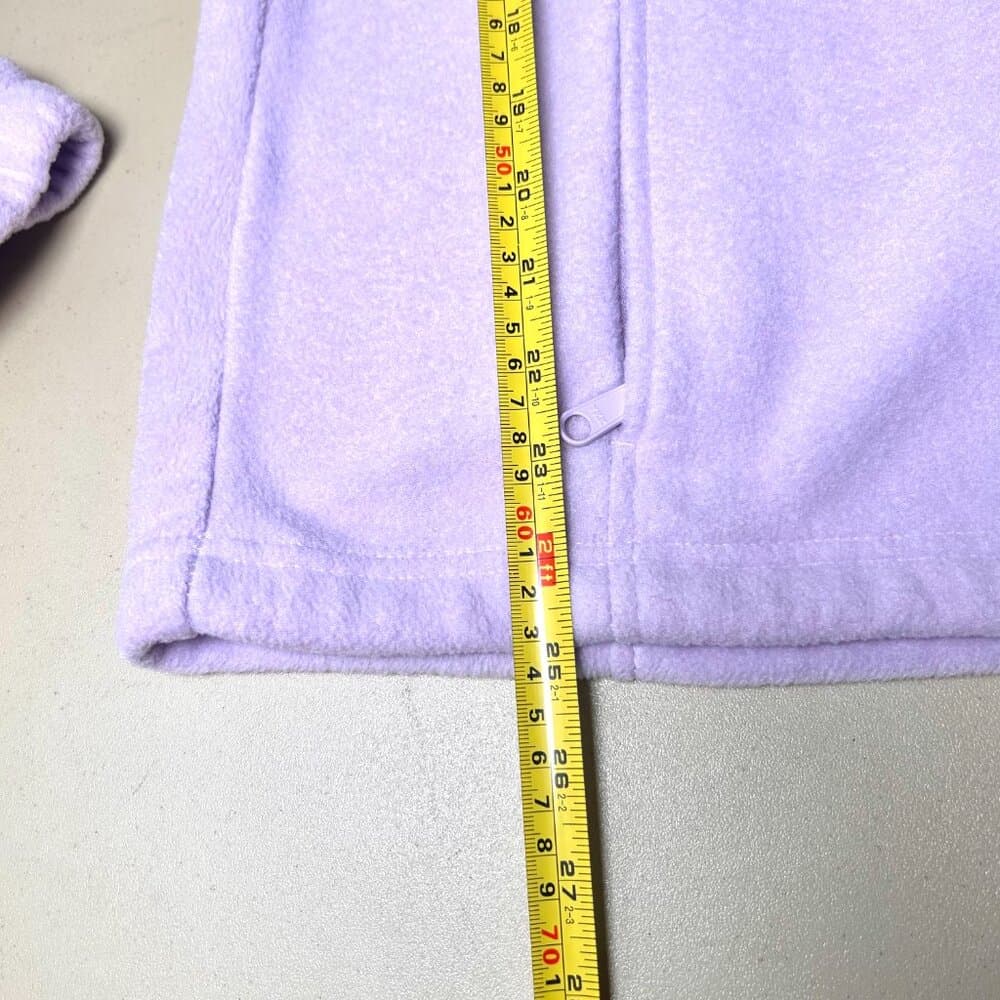 Columbia Women's Benton Springs Full-Zip fleece jacket in light purple Size 1X - Thumbnail 7