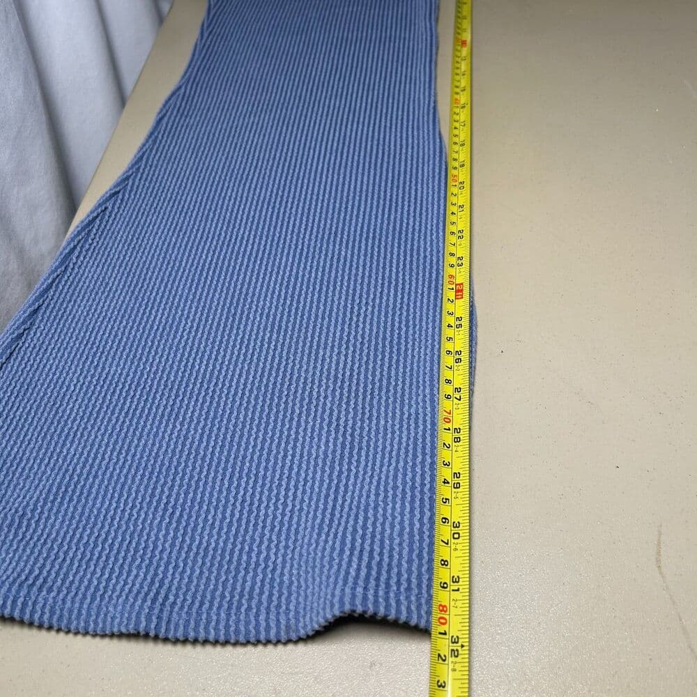 retro Teenbell blue ribbed knit flare leg Y2K pants XL - Thumbnail 5