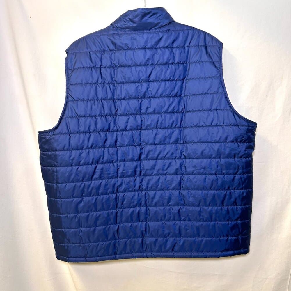 Sonoma Men's Blue and Red Puffer Vest 2XL - Thumbnail 2