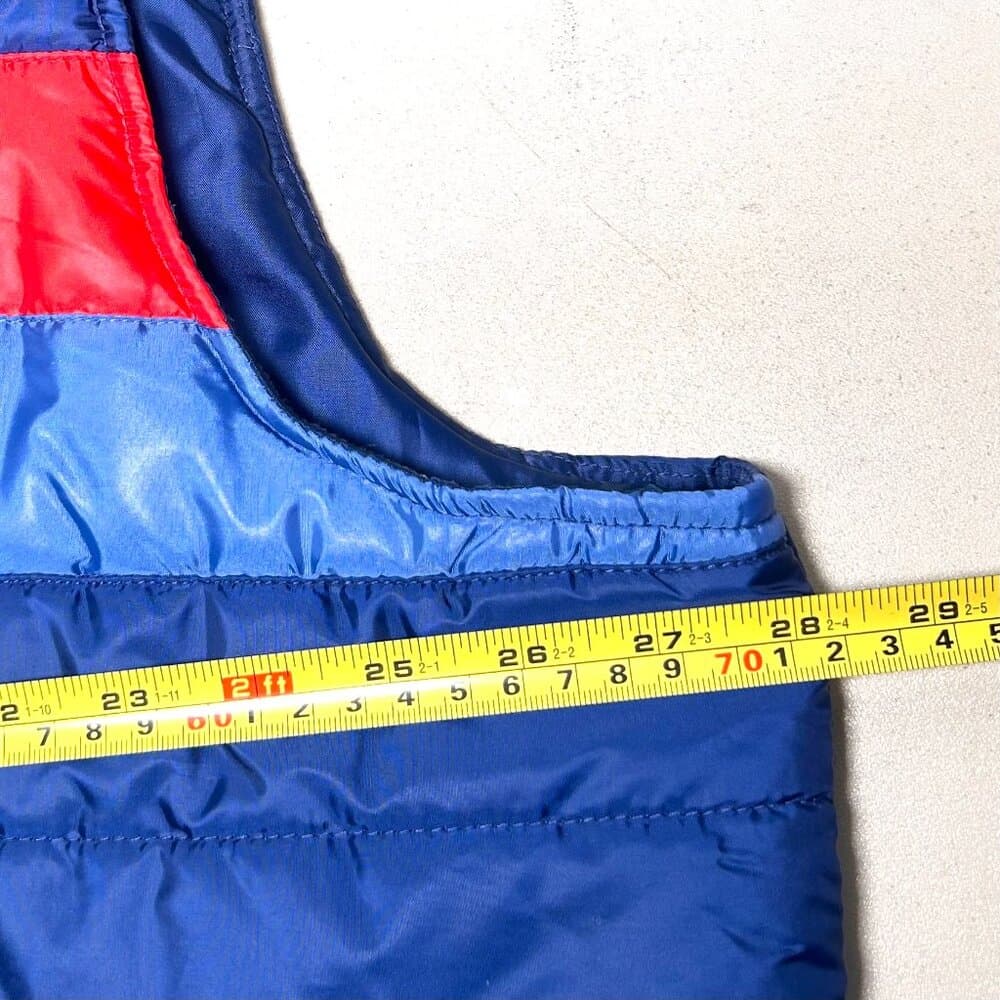 Sonoma Men's Blue and Red Puffer Vest 2XL - Thumbnail 3