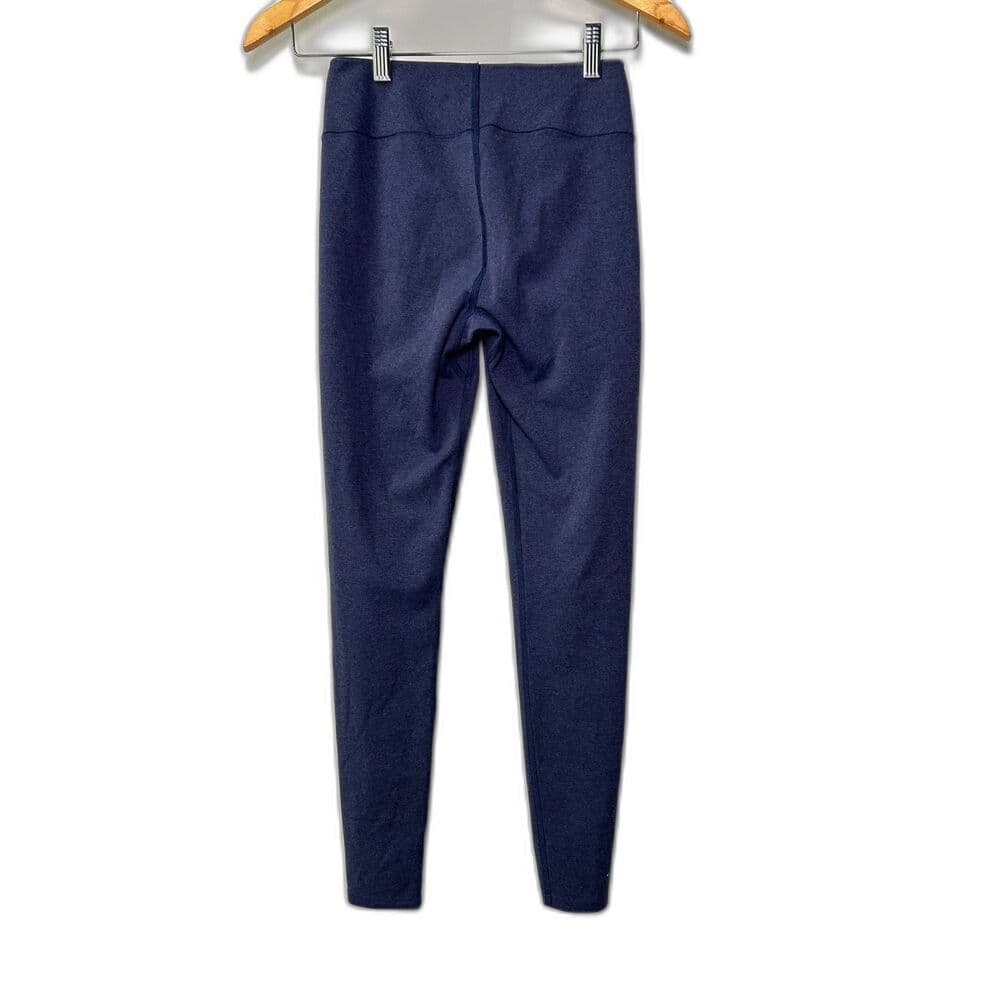 Uniqlo Heathered Navy Blue Capri Leggings XS
