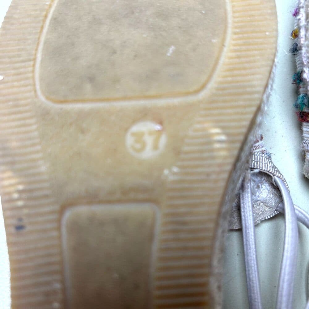 Toni Pons Noa women's rainbow woven espadrille wedge sandals Size 37 - Thumbnail 5