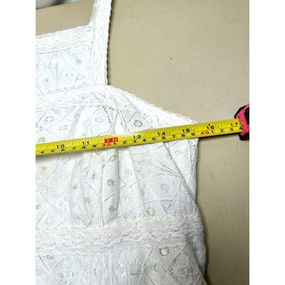 NWT MSSP Sheath Dress Womens S Ivory Lace Sleeveless Square Neck - Thumbnail 7