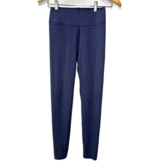Uniqlo Heathered Navy Blue Capri Leggings XS - Thumbnail 11