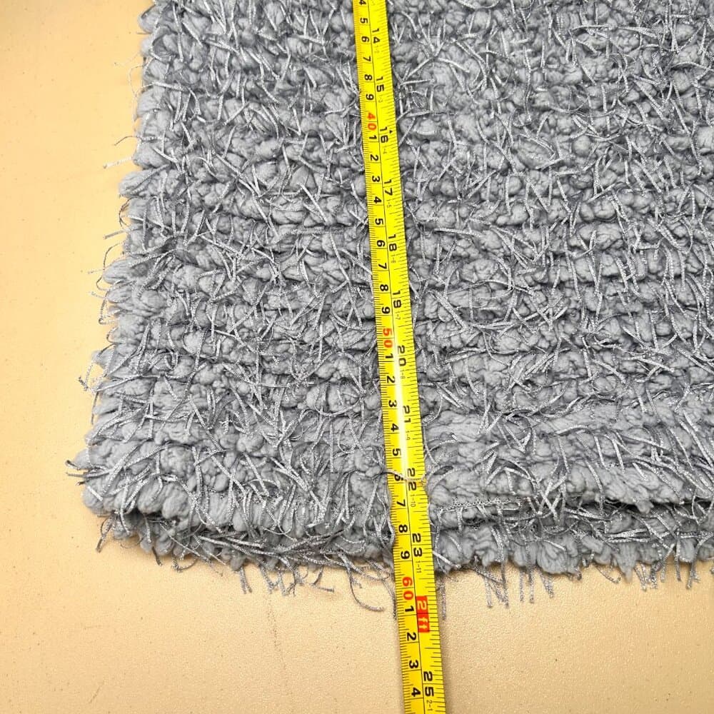 Vince Camuto Blue eyelash fringe textured crewneck sweater Size XS - Thumbnail 9