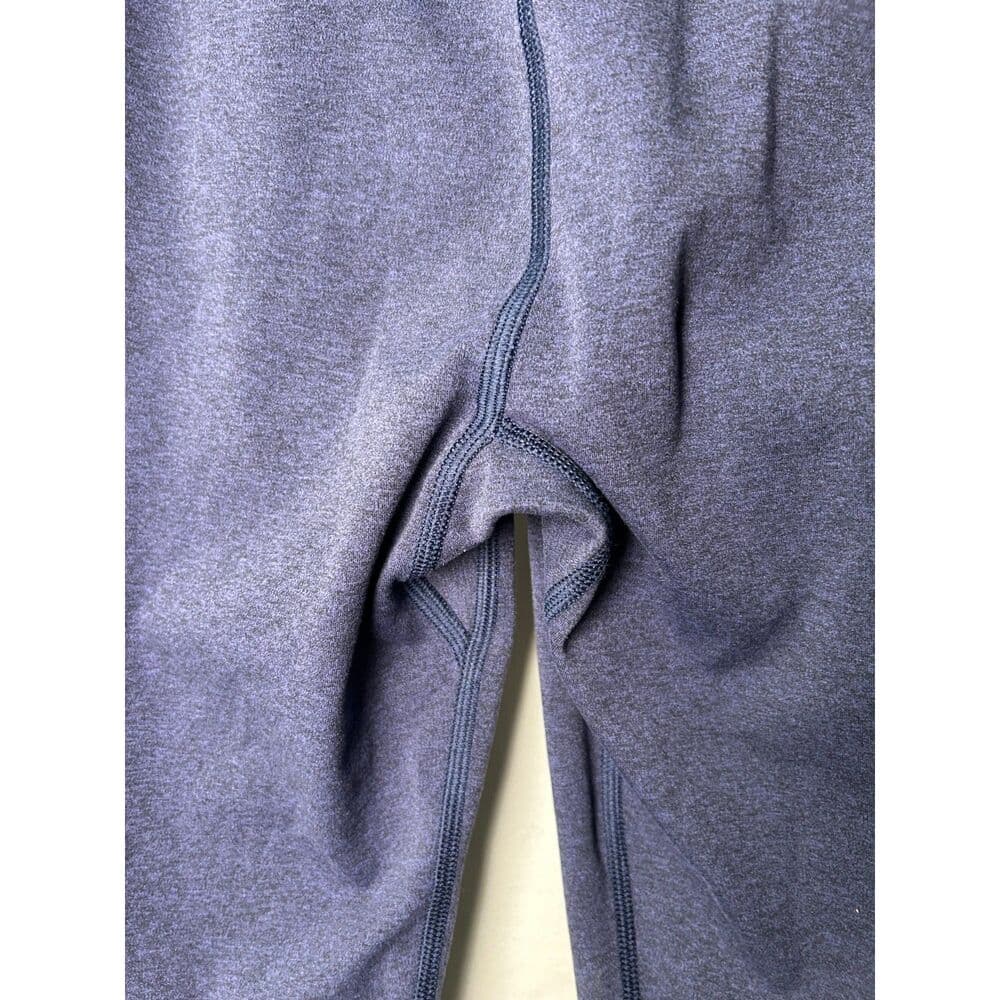 Uniqlo Heathered Navy Blue Capri Leggings XS - Thumbnail 2