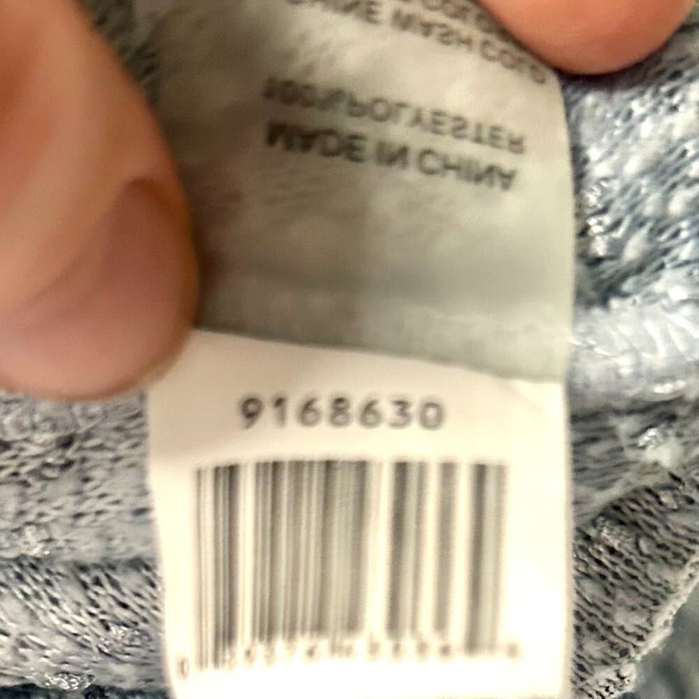 Vince Camuto Blue eyelash fringe textured crewneck sweater Size XS - Thumbnail 6