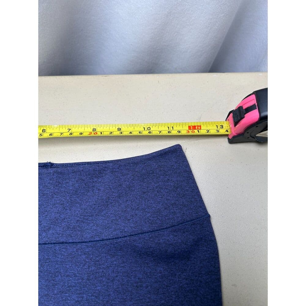 Uniqlo Heathered Navy Blue Capri Leggings XS - Thumbnail 7