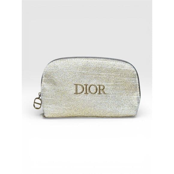 Christian Dior Holiday 2024 Limited Edition Cosmetic Pouch Gold Charm - Thumbnail 10