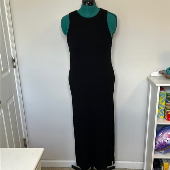 Banana Republic Black Jersey Tank Dress Size M - Thumbnail 8