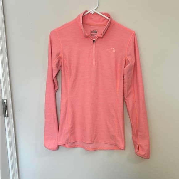 The North Face Pink Quarter-Zip Pullover Size S - Thumbnail 7
