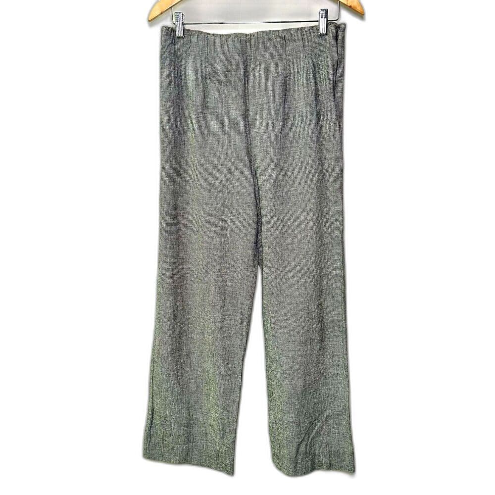 Chico's Design black and white houndstooth elastic-waist pants Size 2