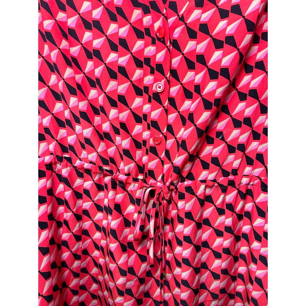 Kate Spade New York Silk Drawstring Dress Medium - Thumbnail 2