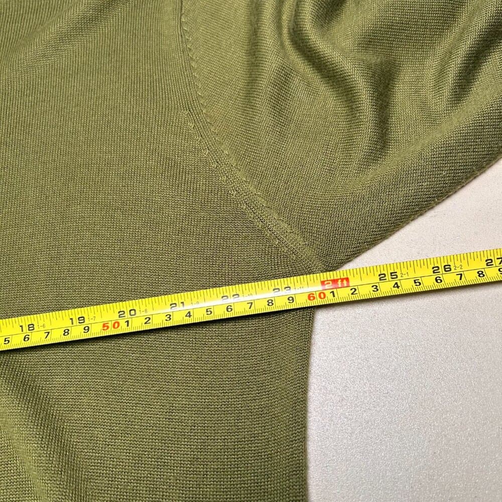 Inserch green mockneck lightweight sweater with anti-pilling finish 3XL - Thumbnail 5