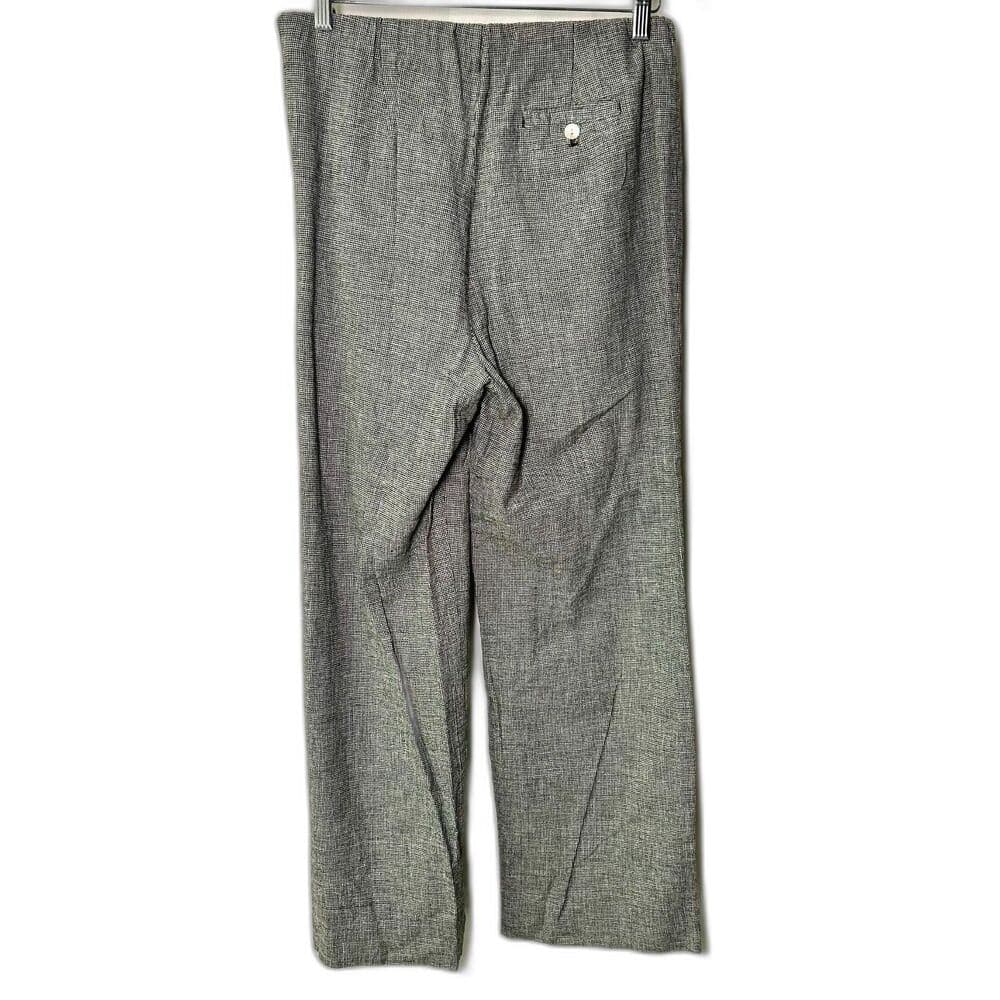 Chico's Design black and white houndstooth elastic-waist pants Size 2 - Thumbnail 4