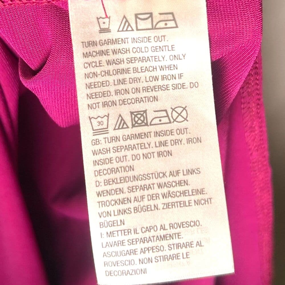 Bob Mackie Wearable Art Fuchsia Cap Sleeve Embroidered Dress Size M Old Money - Thumbnail 6