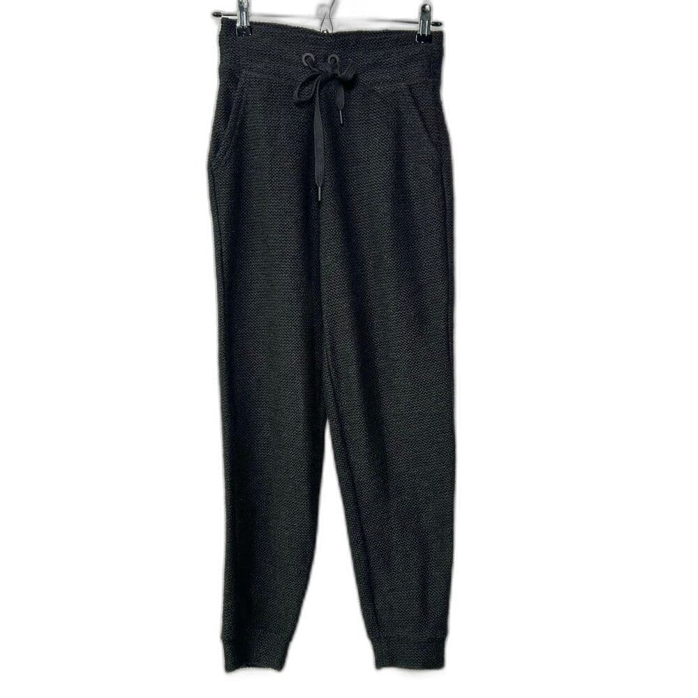 Offline by Aerie Textured Knit Black Joggers XS