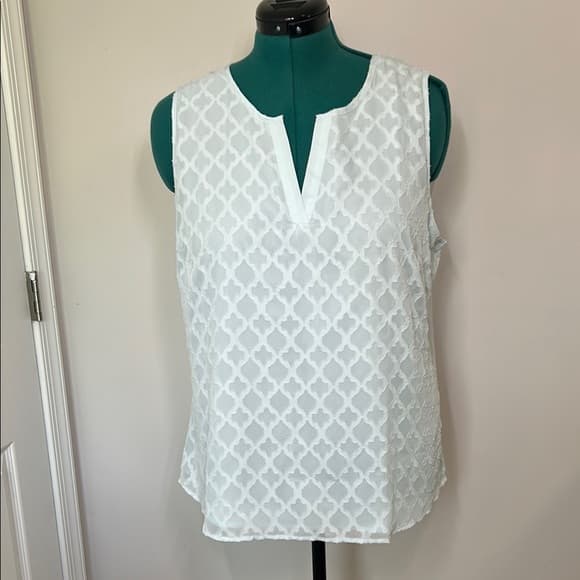 Market and Spruce Light Blue Sleeveless Women's Top XXL - Thumbnail 7