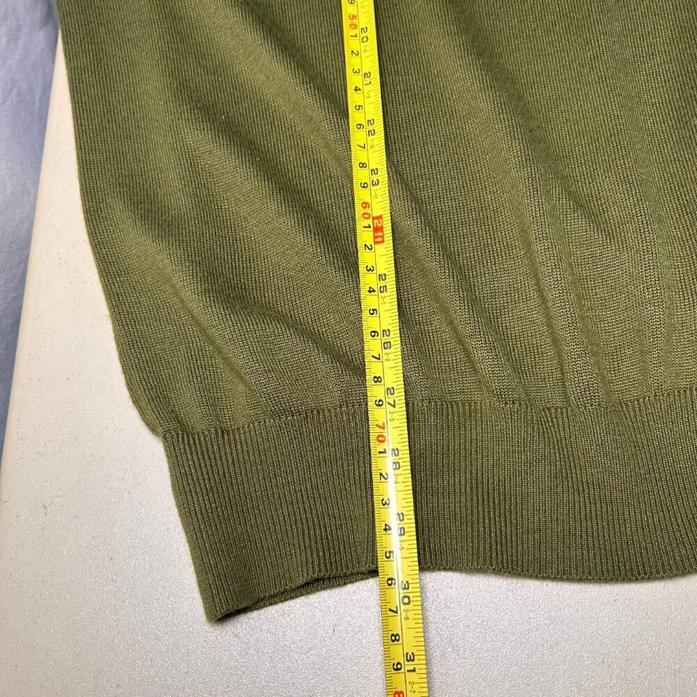 Inserch green mockneck lightweight sweater with anti-pilling finish 3XL - Thumbnail 6