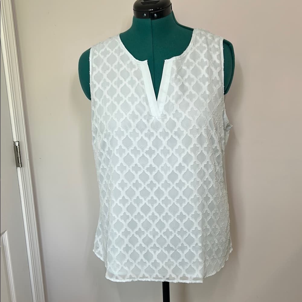 Market and Spruce Light Blue Sleeveless Women's Top XXL - Thumbnail 6