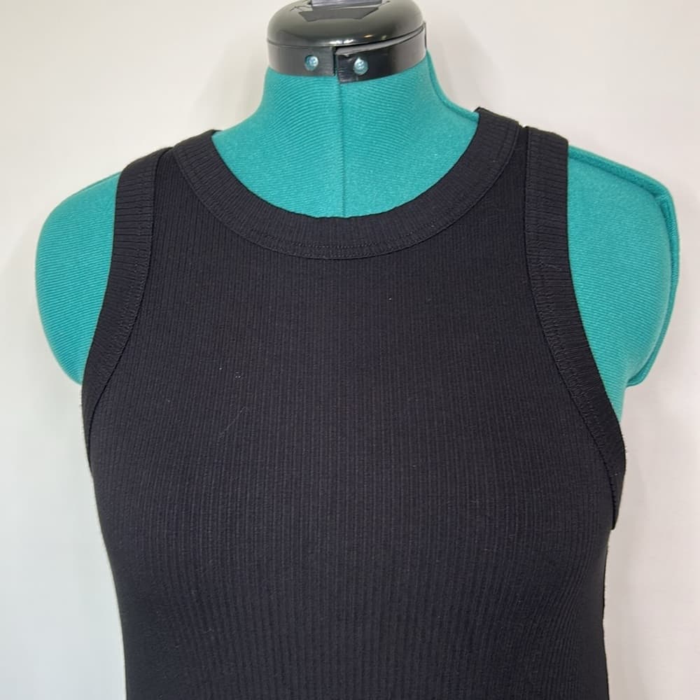 Banana Republic Black Jersey Tank Dress Size M - Thumbnail 3