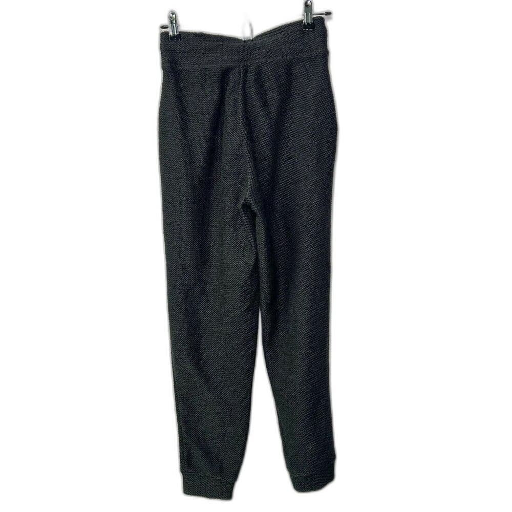 Offline by Aerie Textured Knit Black Joggers XS - Thumbnail 2