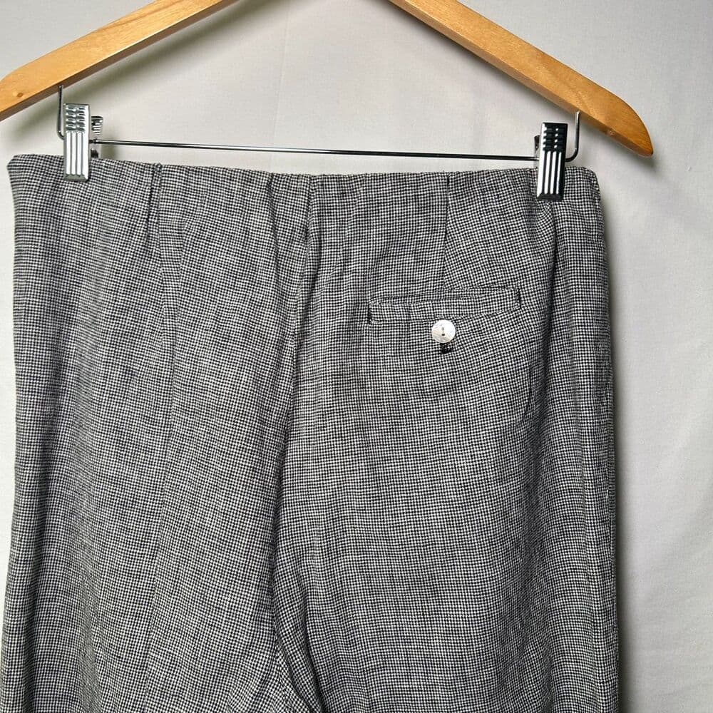 Chico's Design black and white houndstooth elastic-waist pants Size 2 - Thumbnail 3