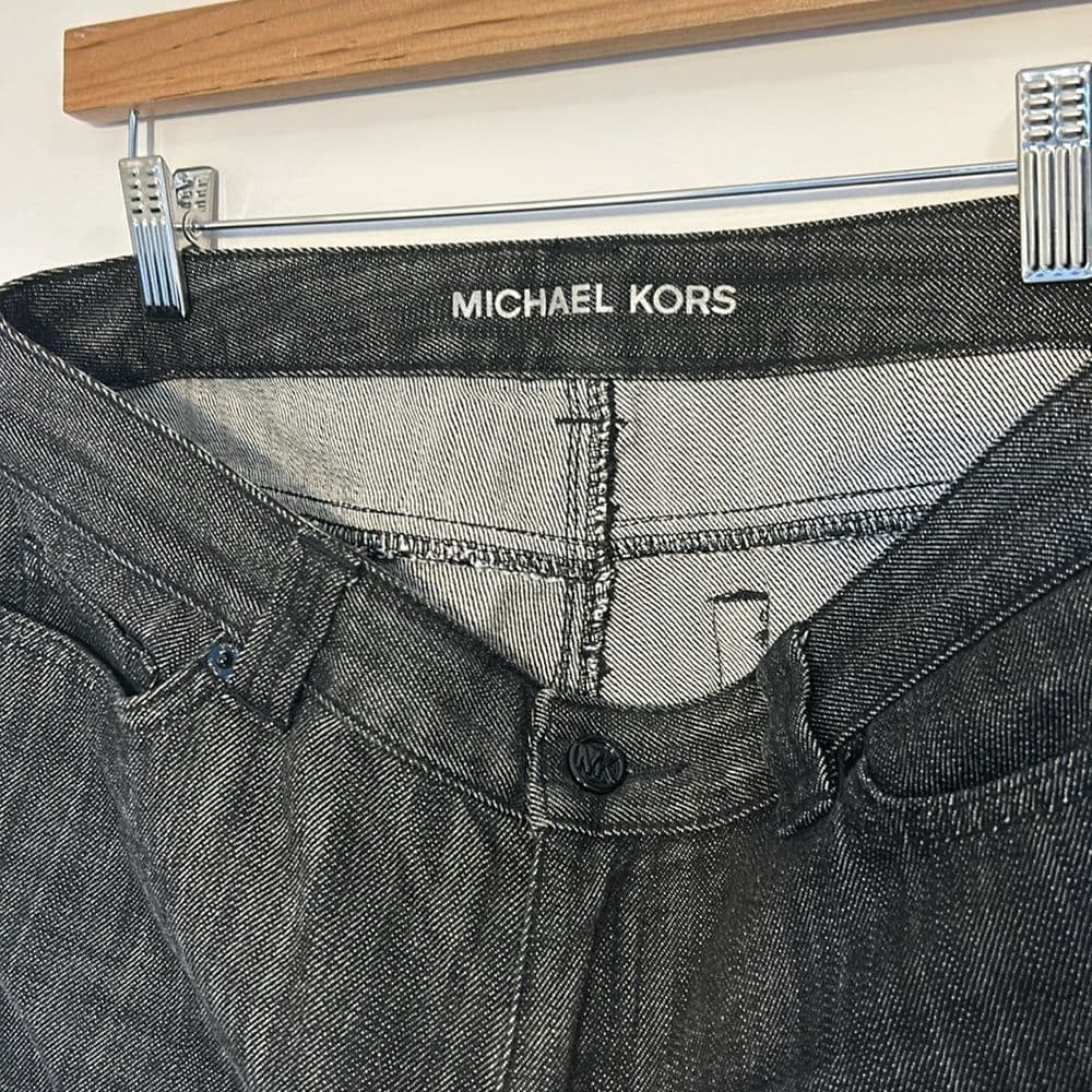 Michael Kors Women's Black Boot Cut Jeans 6P - Thumbnail 3