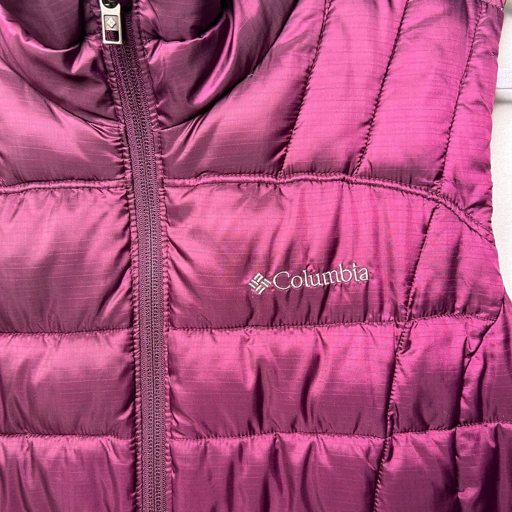 Columbia Thermal Coil Purple Puffer Vest Size L - Thumbnail 3