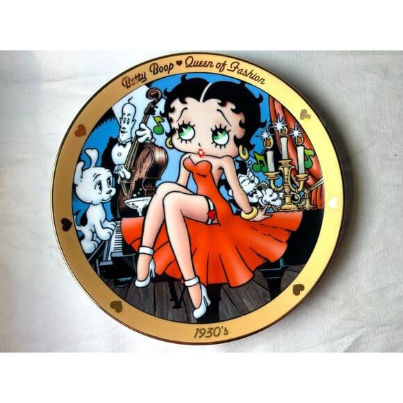 Vtg Betty Boop Evening Glamour Danbury Mint Collectible Plate - Thumbnail 7