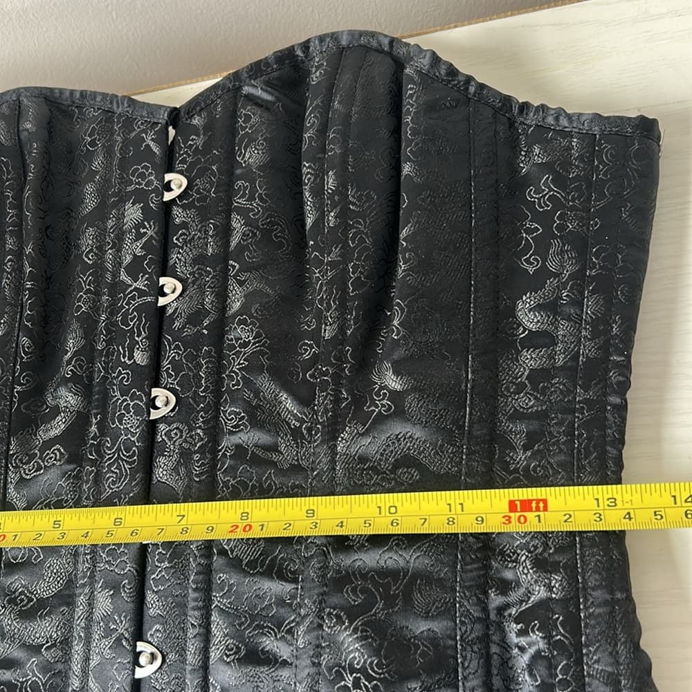 Delilah’s Elegant Black Corset Size 24 - Thumbnail 6