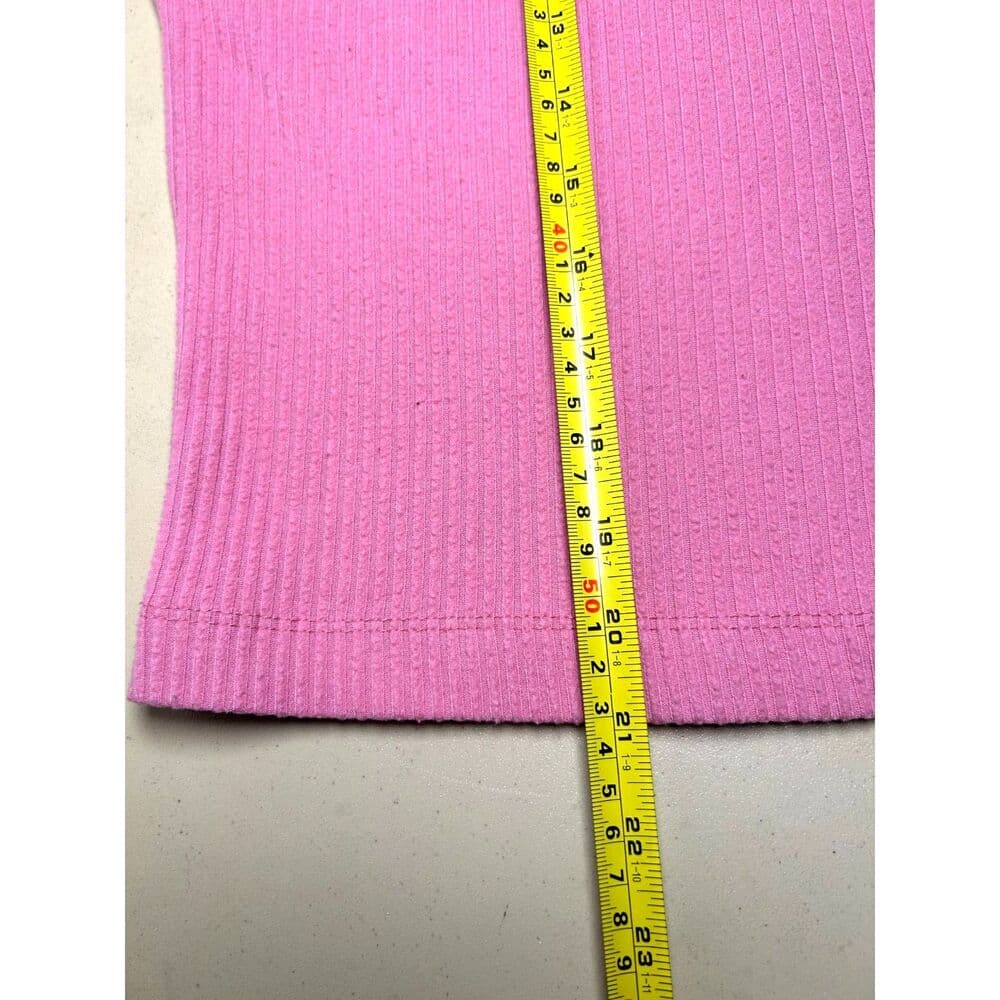 Danskin Pink Balletcore rib-knit cropped pullover hoodie Small - Thumbnail 5