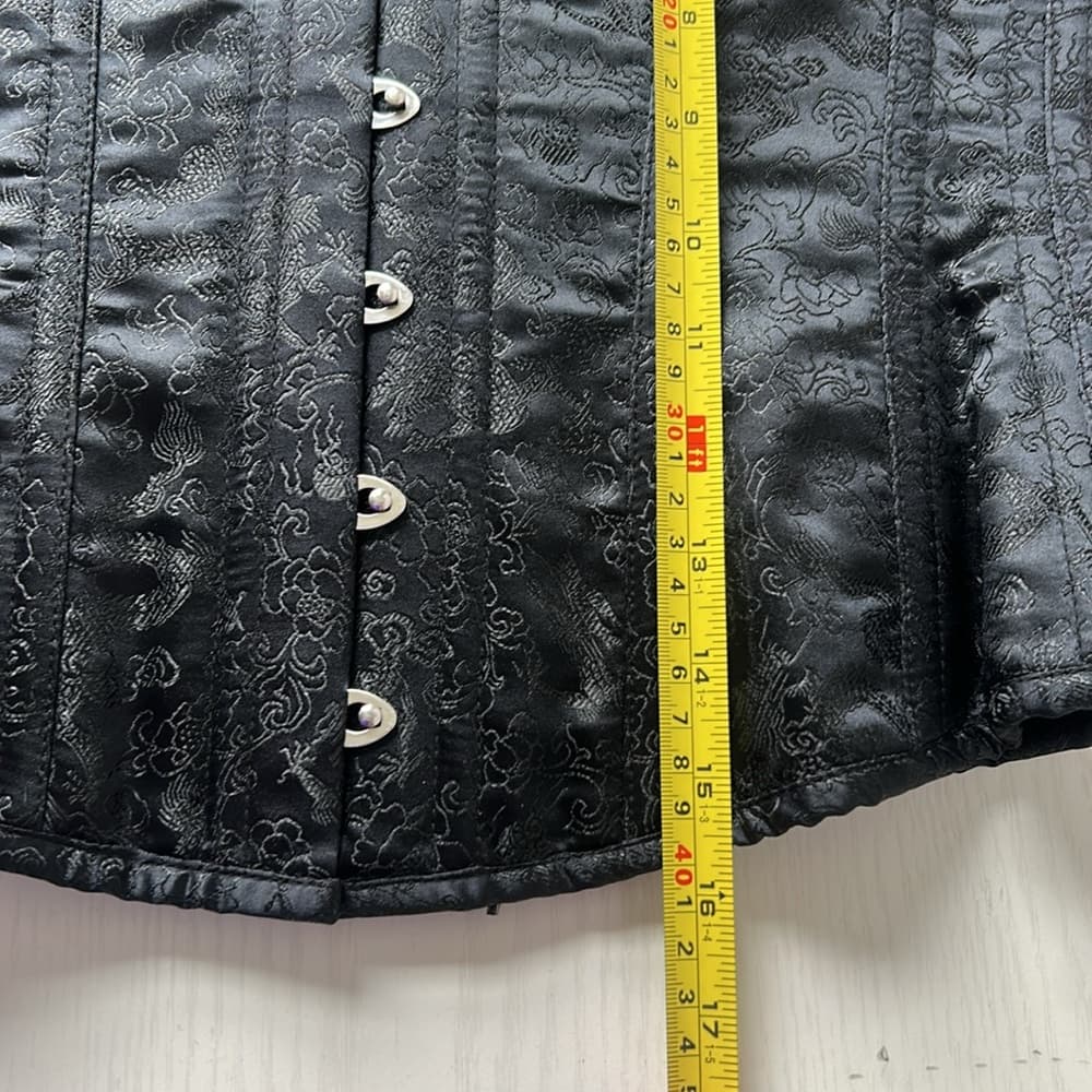 Delilah’s Elegant Black Corset Size 24 - Thumbnail 7