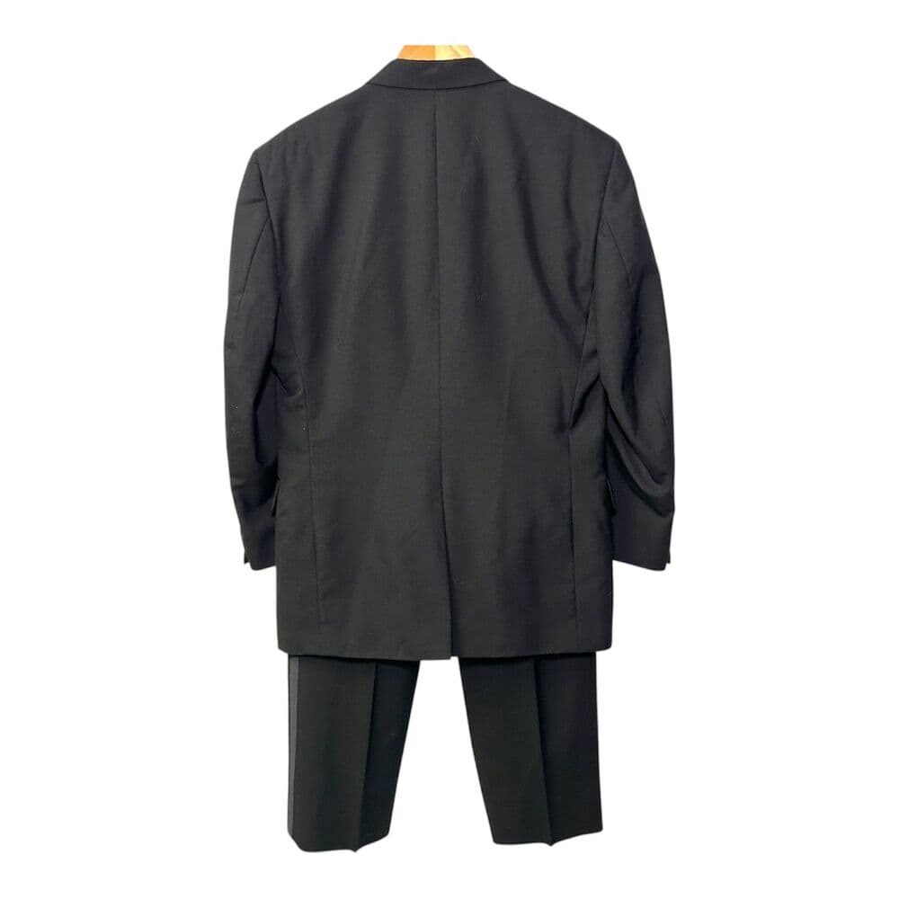 Jos. A. Bank Classic Black Tuxedo — Satin Peak Lapel 43/34