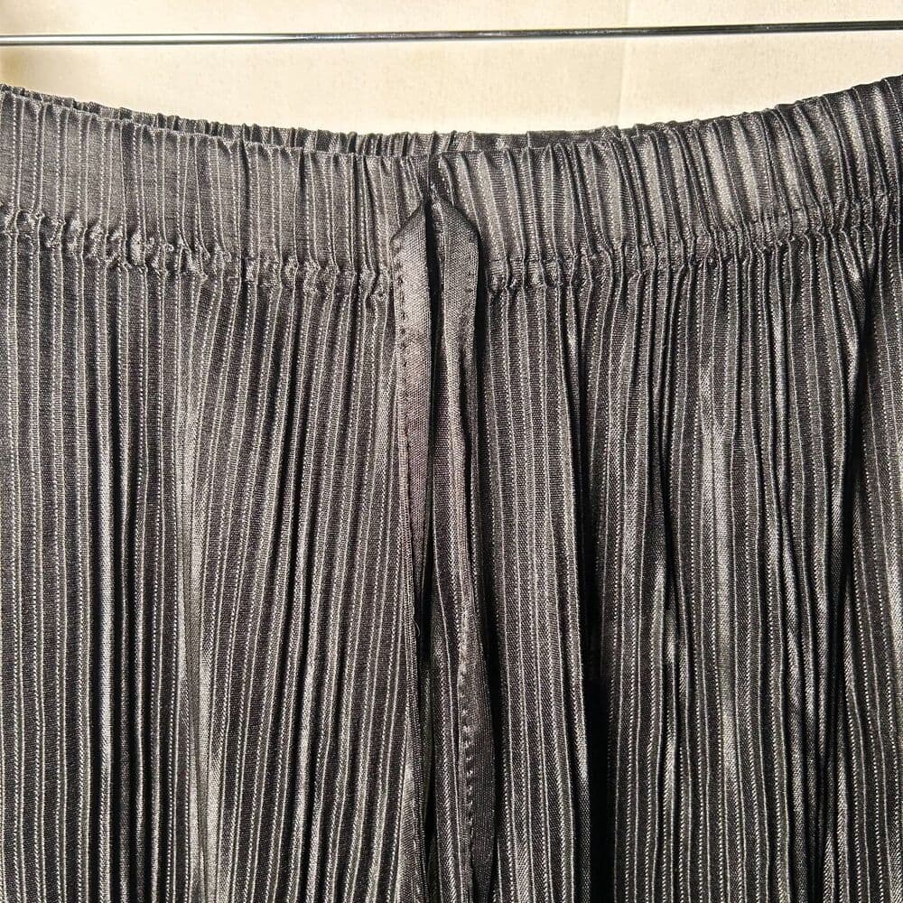 NEW Black Pleated Palazzo Pants Wide Leg 3X