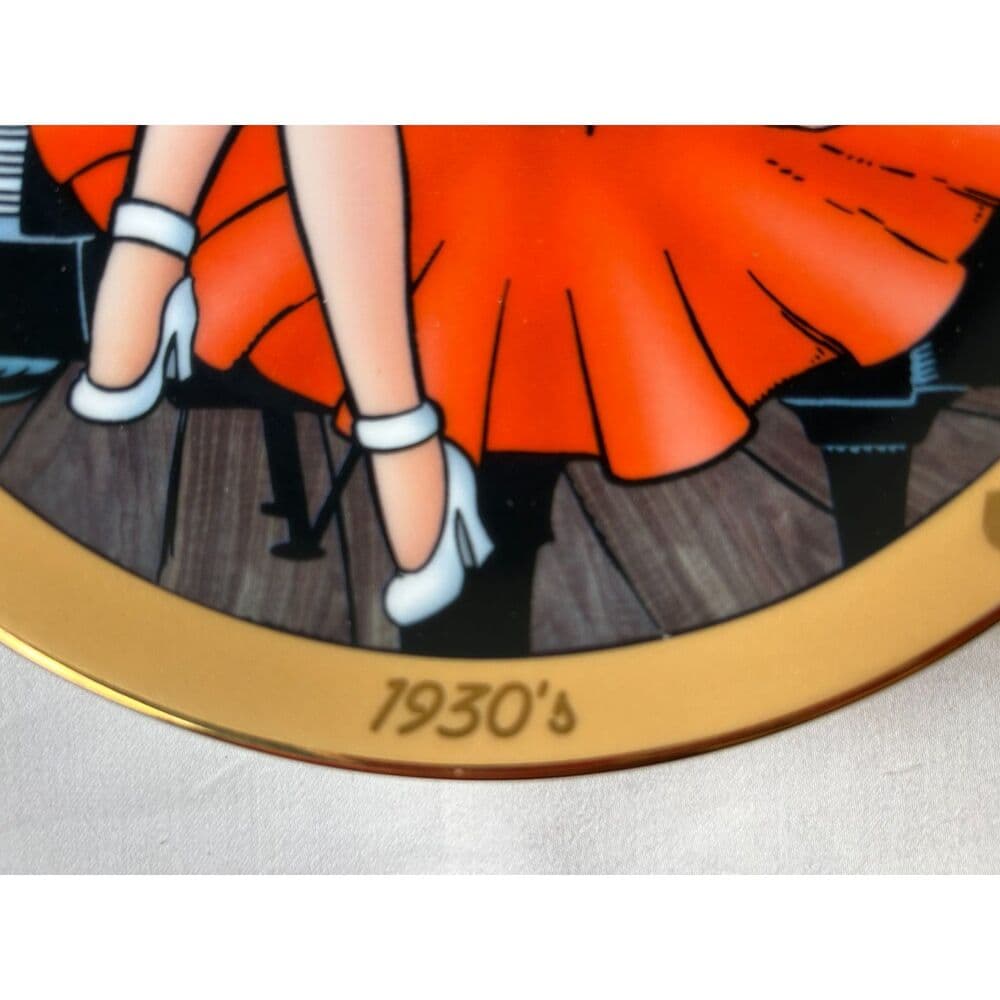 Vtg Betty Boop Evening Glamour Danbury Mint Collectible Plate - Thumbnail 3